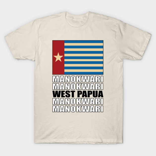 Flag of West Papua T-Shirt by KewaleeTee